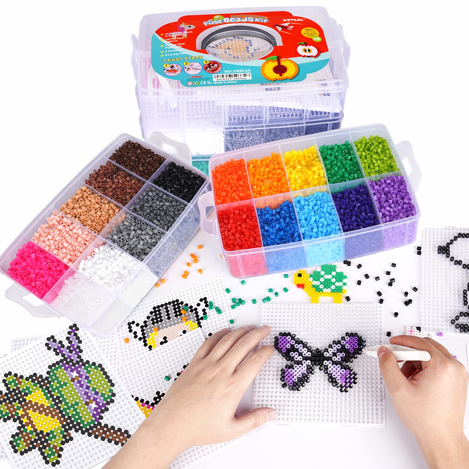 FUSE BEAD KIT (12)