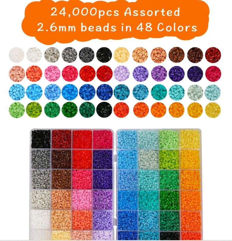 Artkal Red 2000 Mini Hama Beads C-2.6MM Single Pack – Official Artkal Store